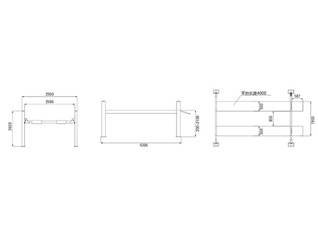 WM-CLF02 4 Post Car Lift